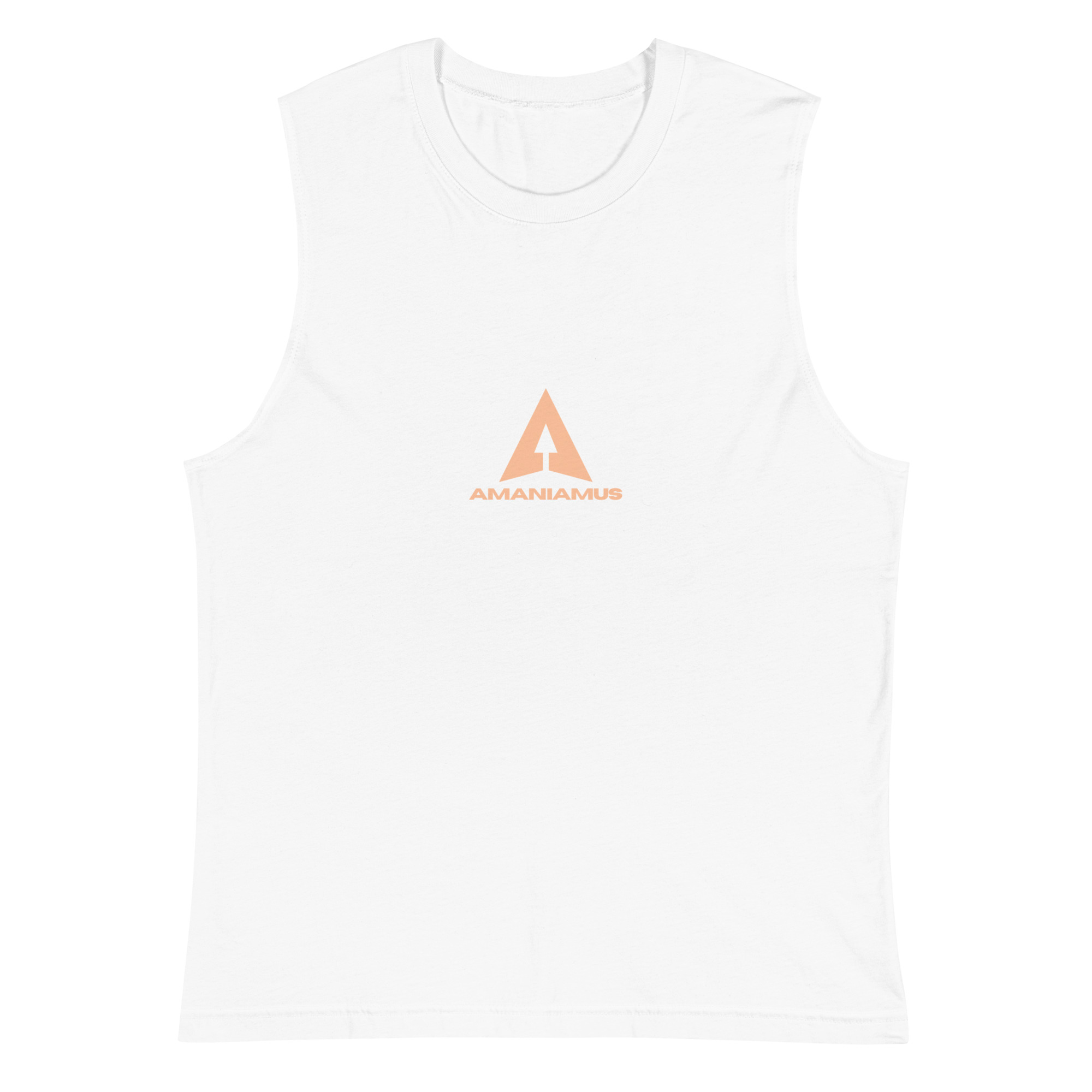 unisex-muscle-shirt-white-front-68a1e12e6b699.jpg Muscle Shirt - Image 1