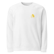 Unisex organic raglan sweatshirt - Image 5