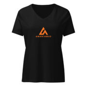 Women’s relaxed v-neck t-shirt - Image 2
